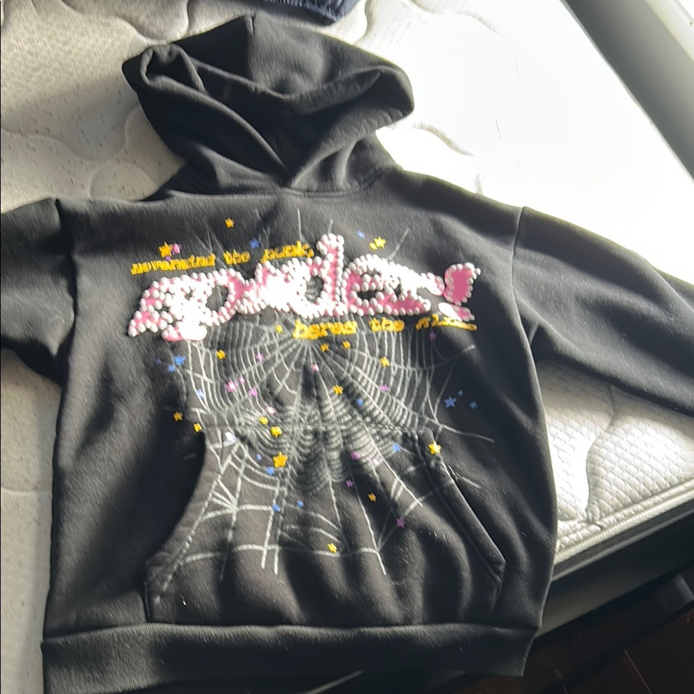 Black Graphic Hoodie